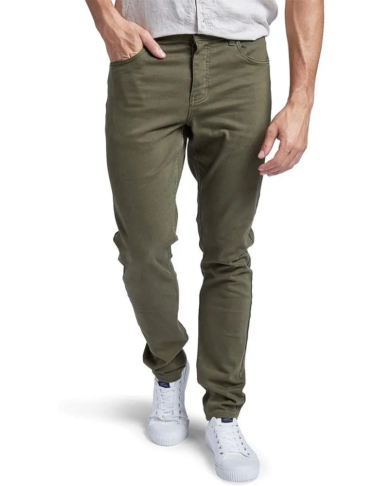 Alibaba Bangladesh Made Wholesale Men's Chino Canvas Pants With Double Belt Loops