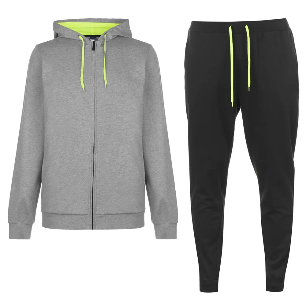 Warmup Suits Thick Cotton Fleece Gray Color