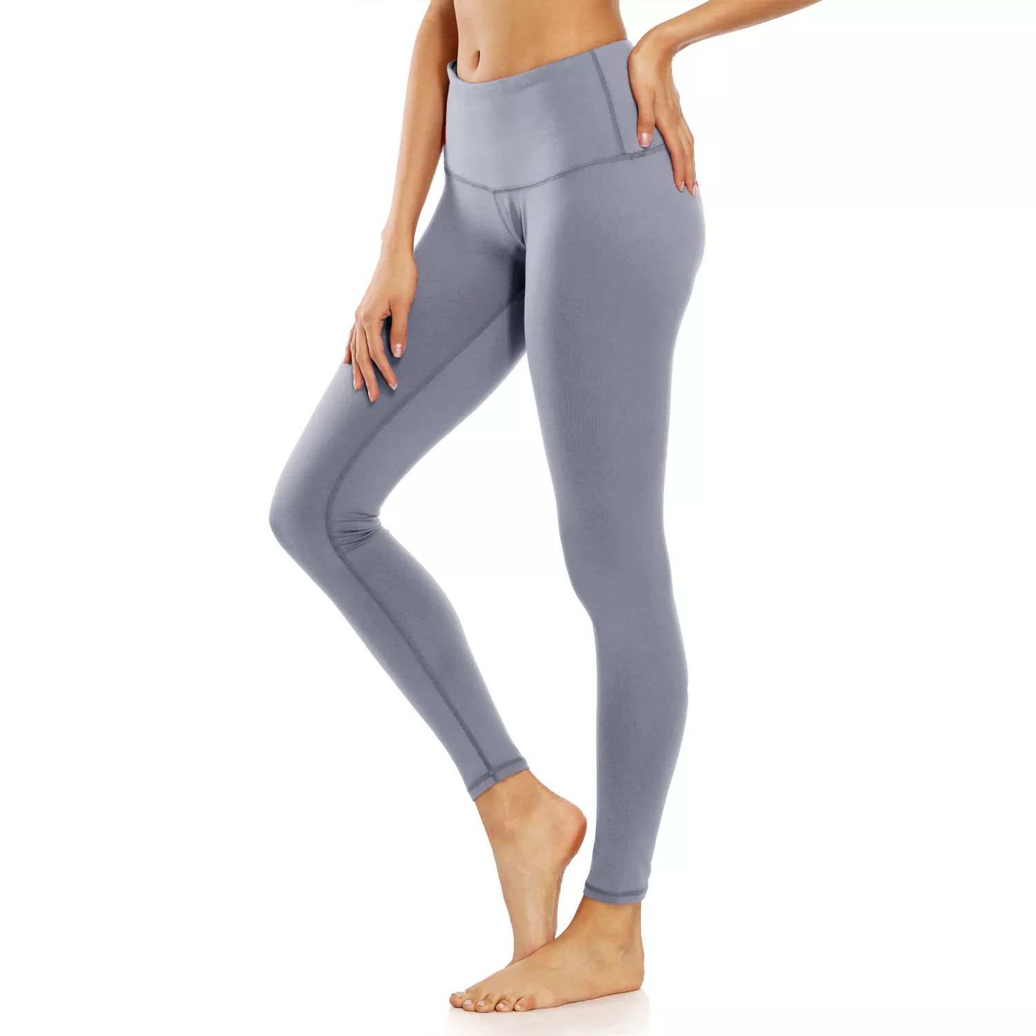 High Waist Lycra Cotton Elasticity Plain Yoga Leggings With Pocket Pants Custom Logo Manufacturer Wholesale Supplier Bangladesh